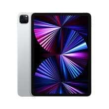 Apple【教育优惠版】 iPad Pro 11英寸平板电脑 2021年款(128G WLAN版/M1芯片/MHQT3CH/A) 银色