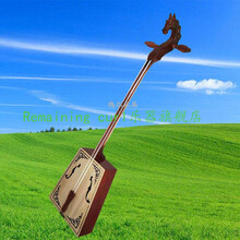 新品马头琴乐器 内蒙古乐器初学者马头琴厂家红木/黑檀指板马 红木直板原木色面板