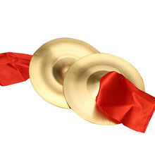 锣.鼓.乐器铜镲成人大镲小镲亮镲腰.鼓镲幼儿园三句半道具儿童玩具钹 24cm亮镲