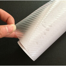 汽车亚光改色膜内饰碳纤维亮光膜外观装饰贴纸车身B柱C柱磨砂黑膜汽车用品 透明63cm*1m