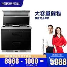 浙派（ZHEPΛi）Z6/Z3集成灶热清洗侧吸下排油烟机燃气灶家用一体灶环保灶 Z3储物柜 天然气