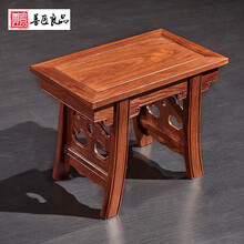 【盛夏狂欢】善匠良品 红木家具非洲花梨（学名：刺猬紫檀）凳子 实木凳 板凳 将军凳古筝凳 将军凳