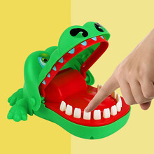 卡卡鸭 咬手指鳄鱼玩具儿童整蛊玩具亲子整蛊恶搞咬手玩具 咬手鳄鱼