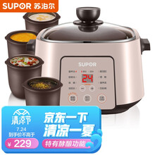 苏泊尔（SUPOR）电炖锅 电炖盅 煲汤锅炖汤锅 紫陶炖锅 一锅五胆隔水炖 酒酿养生锅 DZ25YC868 2.5L