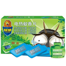超威（SUPERB）蚊香片 驱蚊电蚊香 蚊香片加热器补充装替换 艾草香 1器90片(可用90晚)