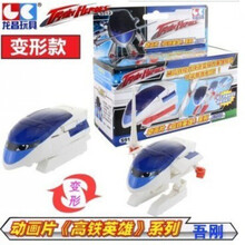 龙昌高铁英雄火车侠声光合金铁勇吾刚查尔变形玩具套装组合 S913-吾刚