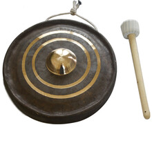奇宝居 马氏传奇  包锣响铜锣疙瘩锣直径约29.5CM35CM 35CM（净重约4.7斤）