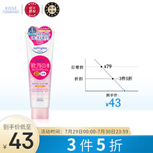 日本进口 高丝KOSE 卸妆洗面奶 190g/支 (清洁毛孔 紧致肌肤 温和不刺激)