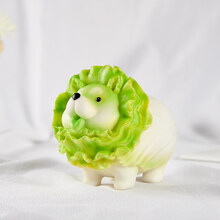 nshine   白菜狗诺安同款恶搞生日礼物创意可爱摆件公仔送男女友毕业季 绿色款-14CM