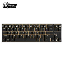 RK68plus(871)机械键盘 有线 蓝牙 无线2.4G三模办公键盘 客制化热插拔轴体 电脑键盘 白色背光 黑色红轴