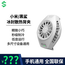 黑鲨冰封散热背夹 Pro 手机散热器 适配主流机型 APP调控 便携游戏装备 RGB炫彩灯效 主动制 散热背夹-白色