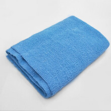 40*40汽车打封釉镀晶膜清洁无边擦车抹布抛光超细纤维毛巾专用 浅蓝色30条