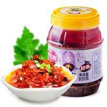 十三村牛肉香菇酱辣味蘑菇下饭菜拌面拌饭酱牛肉调味酱大瓶装950g
