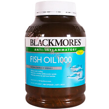 澳洲Blackmores深鱼油软胶囊无腥原味迷你bm400粒 天蓝色