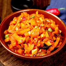 5折 红油三鲜香辣萝卜丁萝卜干10斤整箱开胃菜下饭菜散装酱菜咸菜商用 (永超三鲜)净10斤
