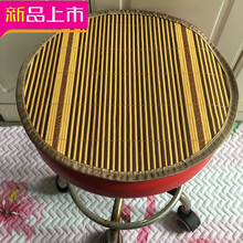 2021新款夏季圆形竹子坐垫小圆凳子套罩座垫屁股垫凉席电脑办公室椅子垫 图案 圆椅面直径30 cm