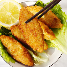 深海鳕鱼排 半成品 冷冻裹粉鳕鱼条 油炸小吃 20枚