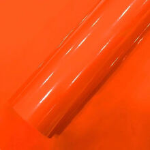 汽车改色膜全车身高亮光膜黑白车顶贴饰膜车模中控台改装内饰贴纸 橙色【亮光】 1.5米*0.2米长