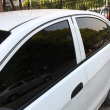 汽车贴膜隐私黑色防偷窥膜防晒防爆隔热玻璃车窗自贴全车膜太阳膜 4个窗（深黑） 全车套装