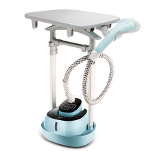 美的烫衣服挂烫机家用蒸汽小型手持电熨斗熨衣服熨烫机双杆烫斗 浅蓝色