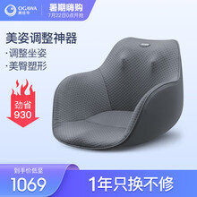 奥佳华OGAWA坐姿椅人体工学座垫女性塑形修身按摩坐垫家用办公职员送礼精选推荐OG-1501 星际灰