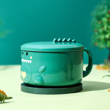 饭缸304不锈钢饭盒儿童便当盒带盖碗小学生保温餐盒上班族便携饭缸 900ML墨绿色