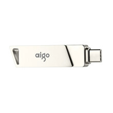 爱国者（ aigo） Type-C USB3.0 手机U盘 U350 银色 双接口手机电脑用 64GB 