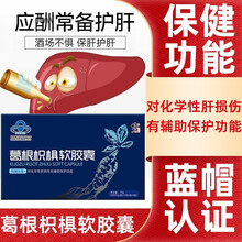 修正 护肝片 葛根枳椇软胶囊对化学性肝损伤保护非保肝养肝护肝宝男女养肝茶药茶奶蓟草 1盒装