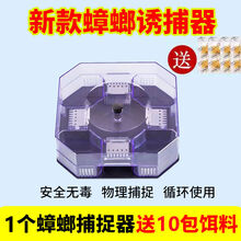 蟑螂诱捕器蟑螂药家用蟑螂屋物理驱抓灭除蟑螂捕捉 1个捕捉器(送10包诱饵) 升级款(双层)