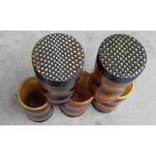 精品蒙皮圆杆扁杆烤筒花鼓大筒筒子圆筒二胡筒子采调胡筒 特选皮款