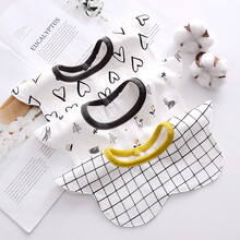 婴儿围嘴防水360度旋转口水巾新生男女宝宝夏季薄款围兜围脖 【3条装】 E组 均码