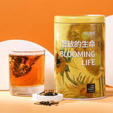 乐品乐茶 陈皮普洱茶糯米香熟茶特级茶叶散装花茶梵高袋泡茶茶包36g