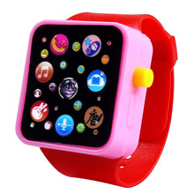 儿童益智玩具手表早教智能手表男孩女孩玩具触屏故事机唐诗会唱歌宝宝幼儿园卡通1-6岁生日礼物 早教触屏手表 红色