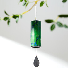 前谷（cega）和弦风铃挂饰门挂手摇复古风铃门挂阳台挂件冥想日式送女生日礼物 【夏日绿】8音和弦款