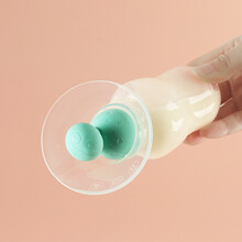 小雅象集奶器手动吸奶接奶器硅胶母乳收集器漏奶防溢奶挤奶器母乳收集器硅胶溢乳贴防摩擦乳头保护罩溢奶护奶 伦卡蓝