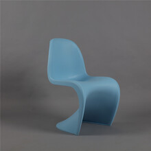 北欧潘东椅潘顿椅 创意时尚休闲椅 阳台美人椅酒吧异形餐椅会客椅潘东 蓝色(请拍4的倍数)