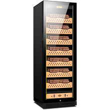 茄龙（CIGARLOONG）CL-188C2智能恒湿雪茄柜恒温恒湿雪茄柜实木雪茄柜 榉木裸养款黑色