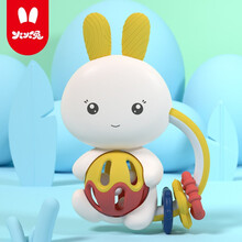 火火兔婴儿玩具0-1岁手摇铃新生儿礼盒玩具3-6个月宝宝玩具幼儿可啃咬安抚牙胶