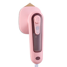 TOKRE运衣服汤机 喷气熨斗手持熨烫机家用小型迷你蒸汽电熨斗便携式挂烫机烫衣机110V跨境 粉色 220V