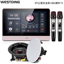 威斯汀（WESTDING）XT12智能家庭背景音乐主机系统套装家庭影院音响组合无线蓝牙吸顶音响喇叭 XT12主机+801喇叭×2
