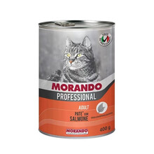 Morando茉兰朵 意大利进口猫粮 猫主食湿粮方餐盒 绝育 独特 专业 经典系列 【专业】茉兰朵专业系列含三文鱼猫罐头 400g 1