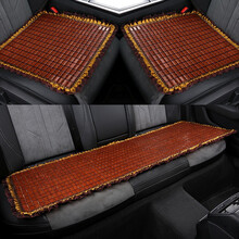 20款 21新款四季通用夏季汽车坐垫竹子凉垫竹片坐垫三件套单片夏天防滑无全包围 经典棕【三件套】 奥迪A3 A4L A6L Q3 Q2L Q5Q5L