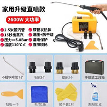 高温高压蒸汽清洁机空调厨房油烟机油污家用清洗机洗车机旦榄 2600瓦家用直喷工具箱款 黄色