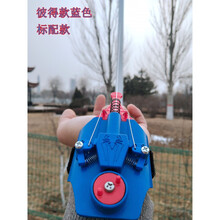 蜘蛛侠吐丝喷射器可收回线的儿童玩具正版蜘蛛网发射器绳索黑科技 彼特款蓝色发射器1天发/配 均码