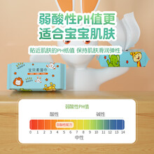 手口专用湿巾婴幼儿擦屁屁新生家用宝宝大包装湿纸巾80欧缔兰