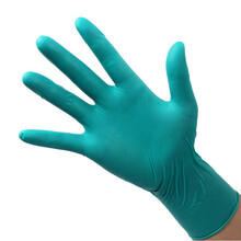 居安思 一次性手套 PVC手套乳胶丁腈橡胶防护餐饮家务烘焙手套 绿色丁腈手套20只装 S