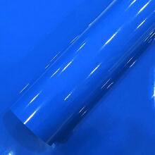 汽车通用亮光面改色膜全车贴膜车身亮光贴膜亮光黑白红橙黄绿贴纸 蓝色【亮光】 1.5米*0.5米长