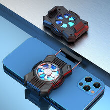 HKXA半导体散热器手机降温适用于苹果小米手机制冷无线温控液冷水冷吃鸡神器 【风扇二档调节】充电款黑银色