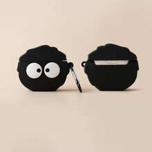 巴蒂尼 freebuds3保护套华为三代无线蓝牙耳机套free buds3充电仓盒可爱卡通潮牌硅胶软 华为三代Freebuds3【黑煤球】