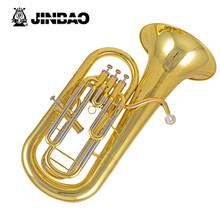 津宝乐器专业四键小抱号JBEP-1142上低音号 立键三加一 降B调bB调